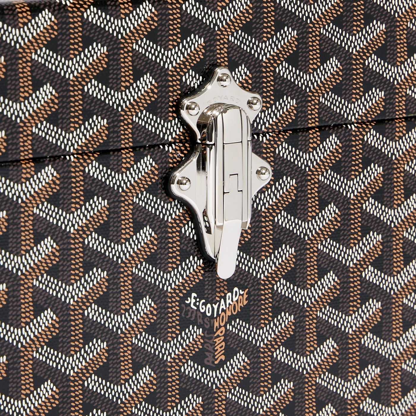 Goyard Cassette Trunk Bag Black - Image 6